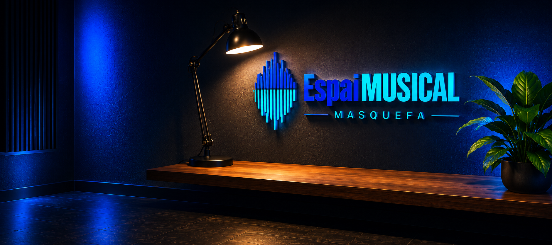 Recepció de l'Espai Musical Masquefa amb el logo